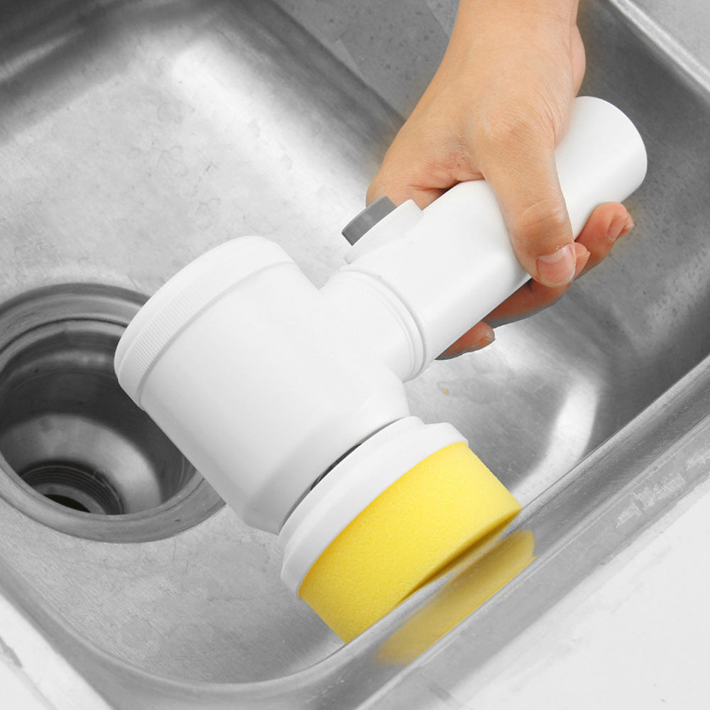 Electric Cleaning Spin Brush – Rechargeable Multi-Surface Scrubber
