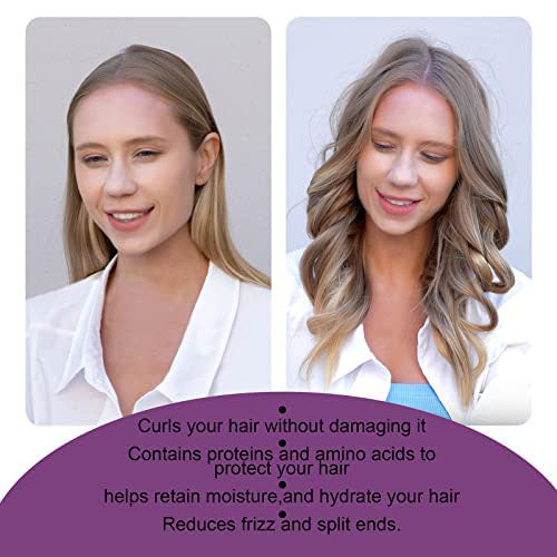 Heatless Hair Curling Set – Overnight Soft Curls Kit