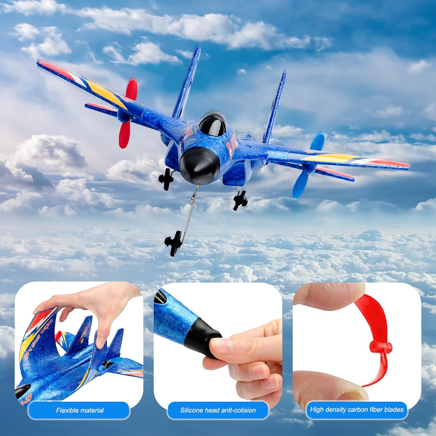Foam RC Glider Airplane – Lightweight Remote Control Flying Plane