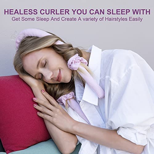 Heatless Hair Curling Set – Overnight Soft Curls Kit