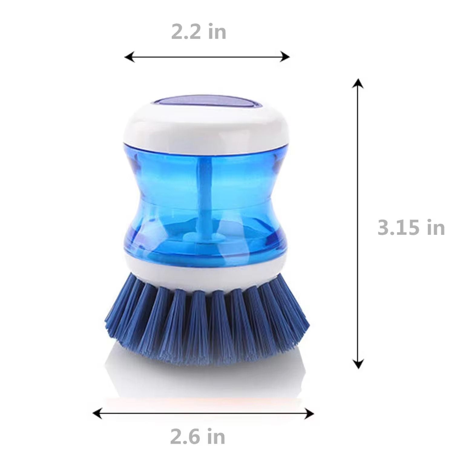 Soap Dispensing Dish Scrub Brush – Kitchen Cleaning Scrubber