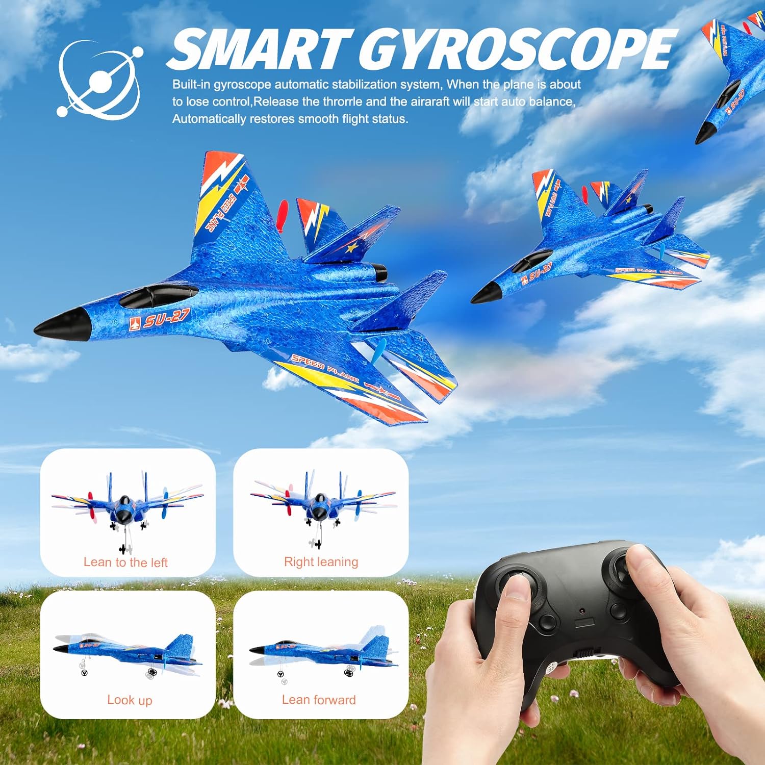 Foam RC Glider Airplane – Lightweight Remote Control Flying Plane