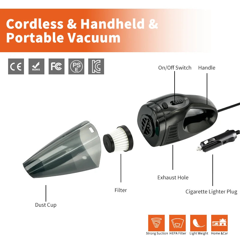 Portable Car Vacuum Cleaner